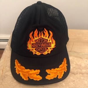 Vintage Harley Davidson Trucker Navigator Hat